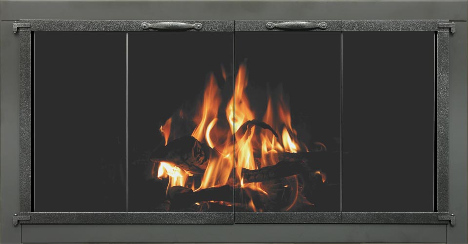 ZC Inside Fit Fireplace Doors